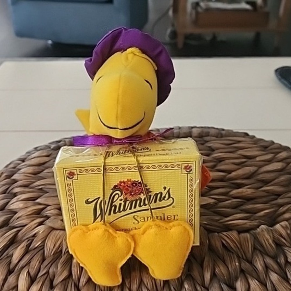 Vintage Whitman's Peanuts Woodstock Witch Halloween Plush - Factory Sealed Box
